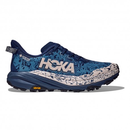 Hoka Speedgoat 6 Gtx Midnight Blue Alpine Blue - Scarpe Trail Running Donna