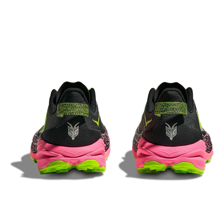 Hoka Speedgoat 6 Nero Neon Rose - Scarpe Trail Running Uomo