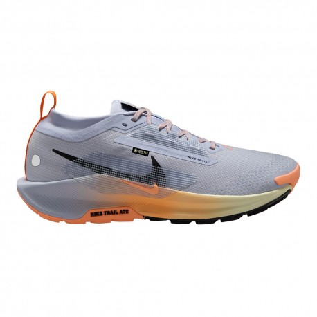 Nike Pegasus Trail 5 Gtx Ghost Nero-Malt Aranciopul - Scarpe Trail Running Uomo