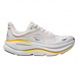 Hoka Bondi 9 Bianco Grout - Scarpe Running Donna