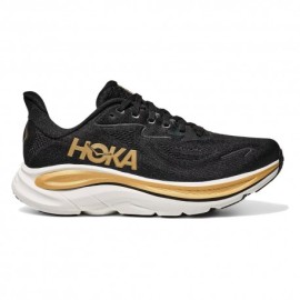 Hoka Clifton 10 Nero Oro - Scarpe Running Uomo