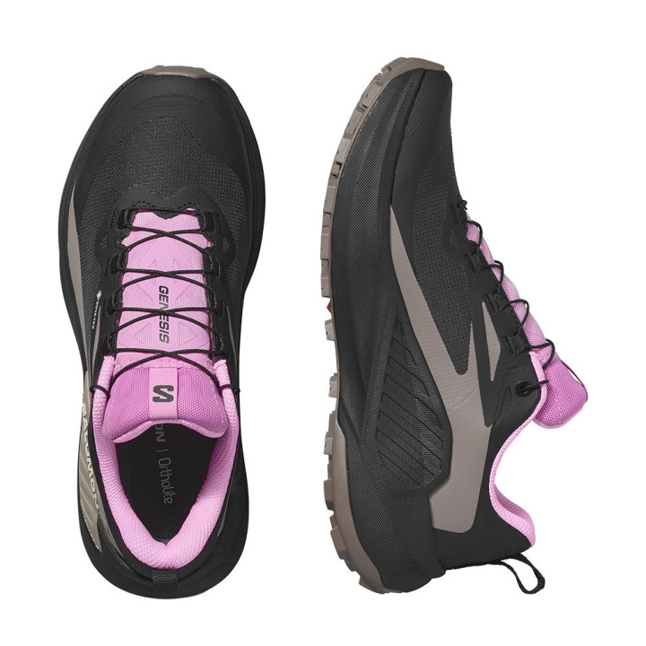 Salomon Genesis GORE-TEX Scyclamen Nero Etherea - Scarpe Trail Running Donna