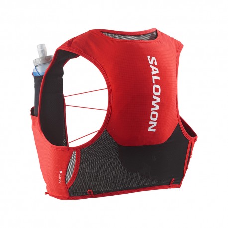 Salomon Zaino Trail Running Sense Pro 6 Fiery Rosso Nero