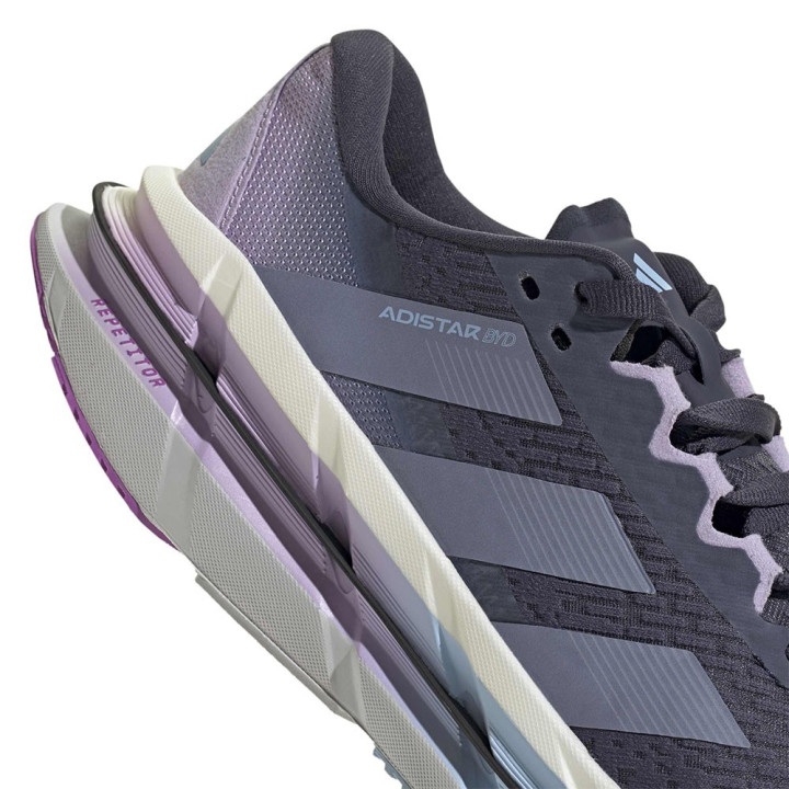 ADIDAS Adistar Byd Shadow Navy Argento Violet Powder P - Scarpe Running Donna