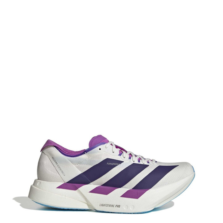 ADIDAS Adizero Adios Pro 4 Core Bianco Collegiate Purp - Scarpe Running Donna