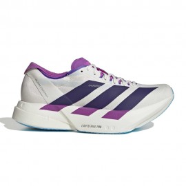 Adizero Adios Pro 4 Core bianco Collegiate Purp