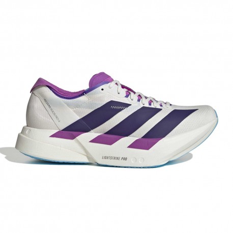 ADIDAS Adizero Adios Pro 4 Core Bianco Collegiate Purp - Scarpe Running Donna