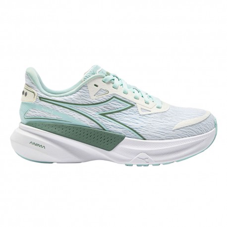 Diadora Nucleo 2 Bianco Pastel Blu - Scarpe Running Donna