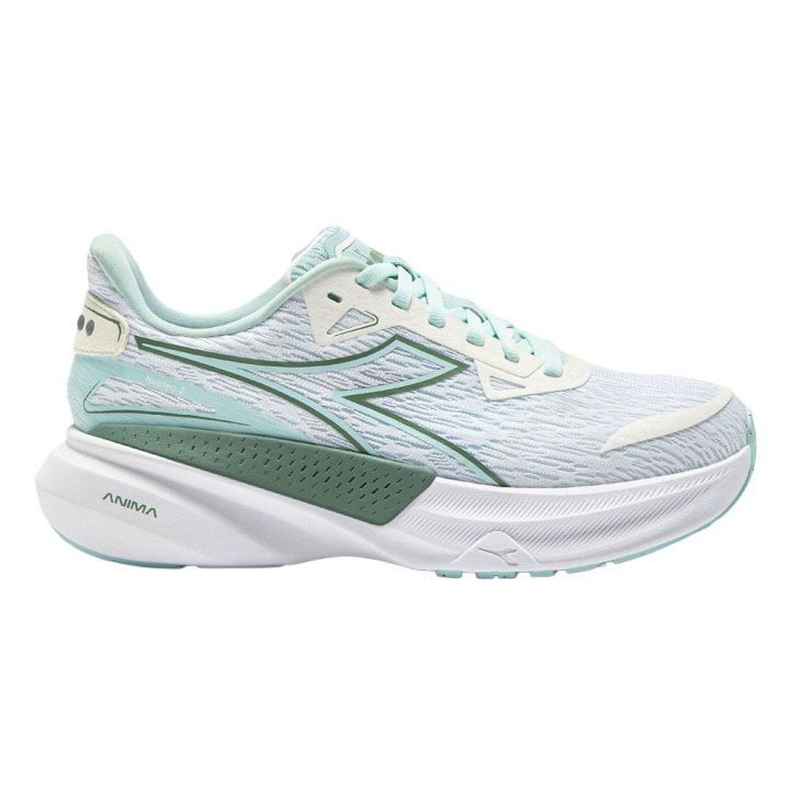 Diadora Nucleo 2 Bianco Pastel Blu - Scarpe Running Donna