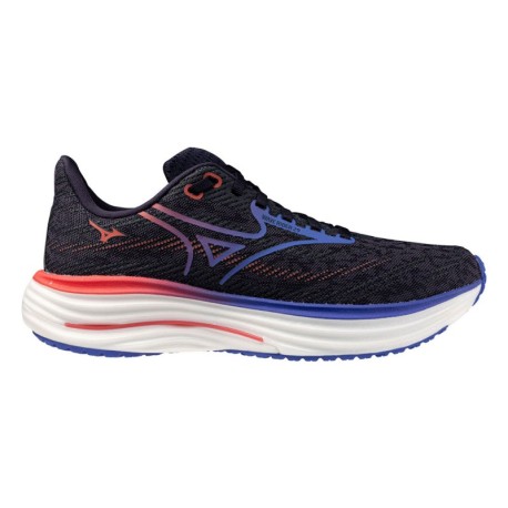 Mizuno Wave Rider 29 Nero Rosso Blu Scarpe Running Donna