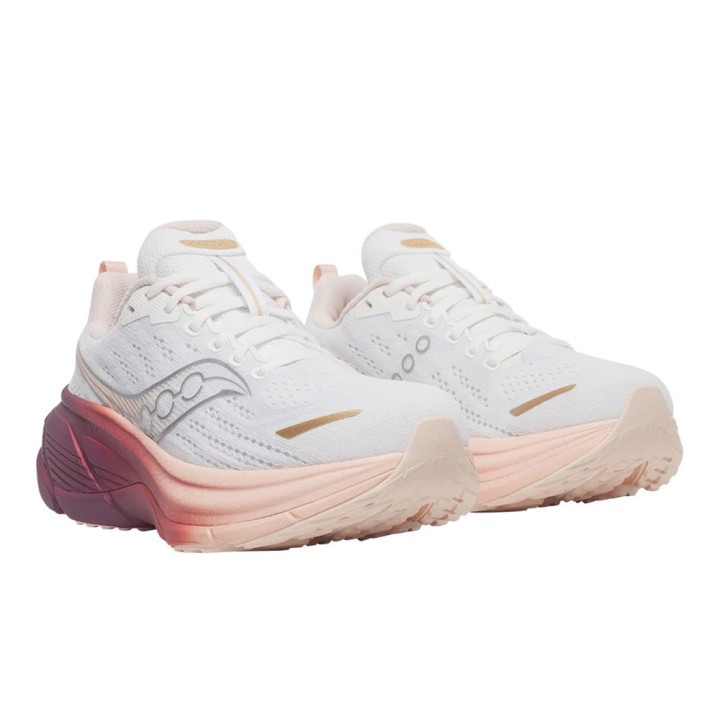 Saucony Hurricane 25 Bianco Cameo - Scarpe Running Donna