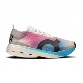 On Cloudboom Strike Bianco Horizon - Scarpe Running Uomo