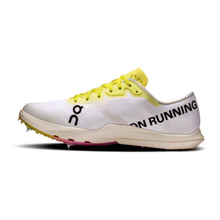 On Cloudspike Amplius 2 Bianco Raspberry - Scarpe Running Uomo
