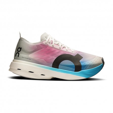 On Cloudboom Strike Bianco Horizon - Scarpe Running Donna