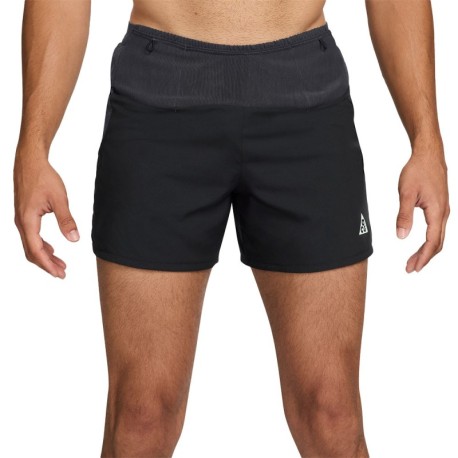 Nike Short Trail Runnings Acg Secondsunrise Nero Bianco Uomo