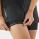 Salomon Short Trail Running Sense Aero 2In1 Nero Donna