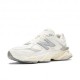 New Balance 9060 Mesh Suede Bianco Argento - Sneakers Donna