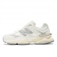 New Balance 9060 Mesh Suede Bianco Argento - Sneakers Donna