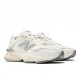 New Balance 9060 Mesh Suede Bianco Argento - Sneakers Donna