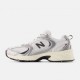 New Balance 530 Mesh Bianco Argento Nero - Sneakers Unisex