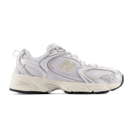 New Balance 530 Mesh Bianco Argento Panna - Sneakers Unisex