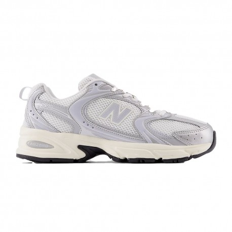 New Balance 530 Mesh Bianco Argento Grigio - Sneakers Unisex