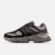 New Balance 9060 Mesh Suede Nero Grigio - Sneakers Donna