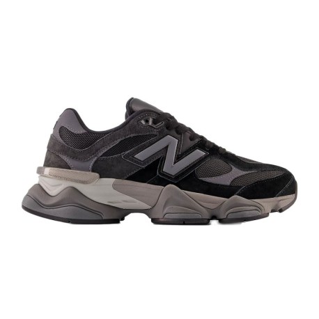 New Balance 9060 Mesh Suede Nero Grigio - Sneakers Donna