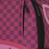 Sprayground Zaino Split Rosa Check Back Pack Moro