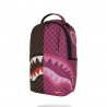Sprayground Zaino Split Rosa Check Back Pack Moro