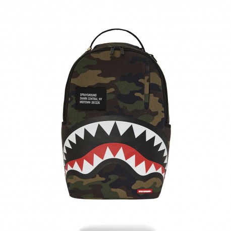 Sprayground Zaino Shark Central Camo Multi