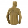 Salomon Giacca Trail Running Sense Aero Hybrid Hz Brilliant Olive Uomo