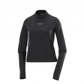 Salomon Maglia Trail Running Shake Out Nero Donna