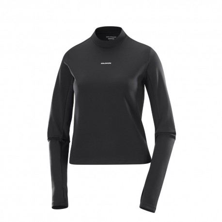 Salomon Maglia Trail Running Shake Out Nero Donna