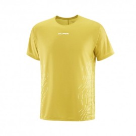 Salomon T-Shirt Trail Running Sense Aero Cress Green Bianco Uomo