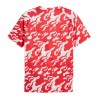 Puma Maglia Maniche Corte Ac Milan Pre Match Away 25-26 Bianco Rosso Uomo