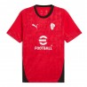Puma Maglia Maniche Corte Ac Milan Training Nero Rosso Uomo
