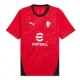 Puma Maglia Maniche Corte Ac Milan Training Nero Rosso Uomo
