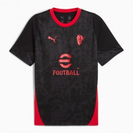 Puma Maglia Maniche Corte Ac Milan Nero Rosso Uomo