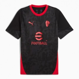Puma Maglia Maniche Corte Ac Milan Nero Rosso Uomo