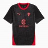 Puma Maglia Maniche Corte Ac Milan Nero Rosso Uomo