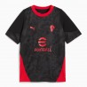 Puma Maglia Maniche Corte Ac Milan Training Nero Rosso Bambino