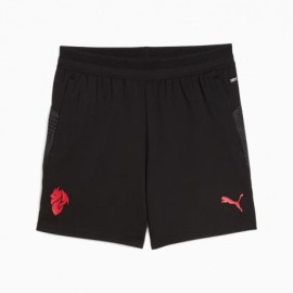 Puma Pantaloncini Calcio Ac Milan Nero Rosso Uomo