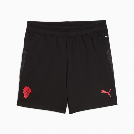 Puma Pantaloncini Calcio Ac Milan Nero Rosso Uomo