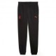 Puma Pantaloni Tuta Ac Milan Ess Nero Rosso Uomo