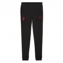 Puma Pantaloni Tuta Ac Milan Ess Nero Rosso Bambino