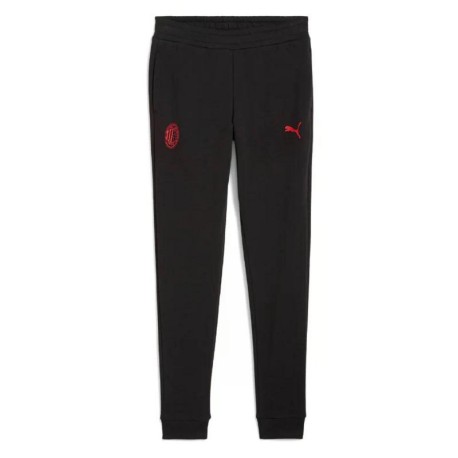 Puma Pantaloni Tuta Ac Milan Ess Nero Rosso Bambino