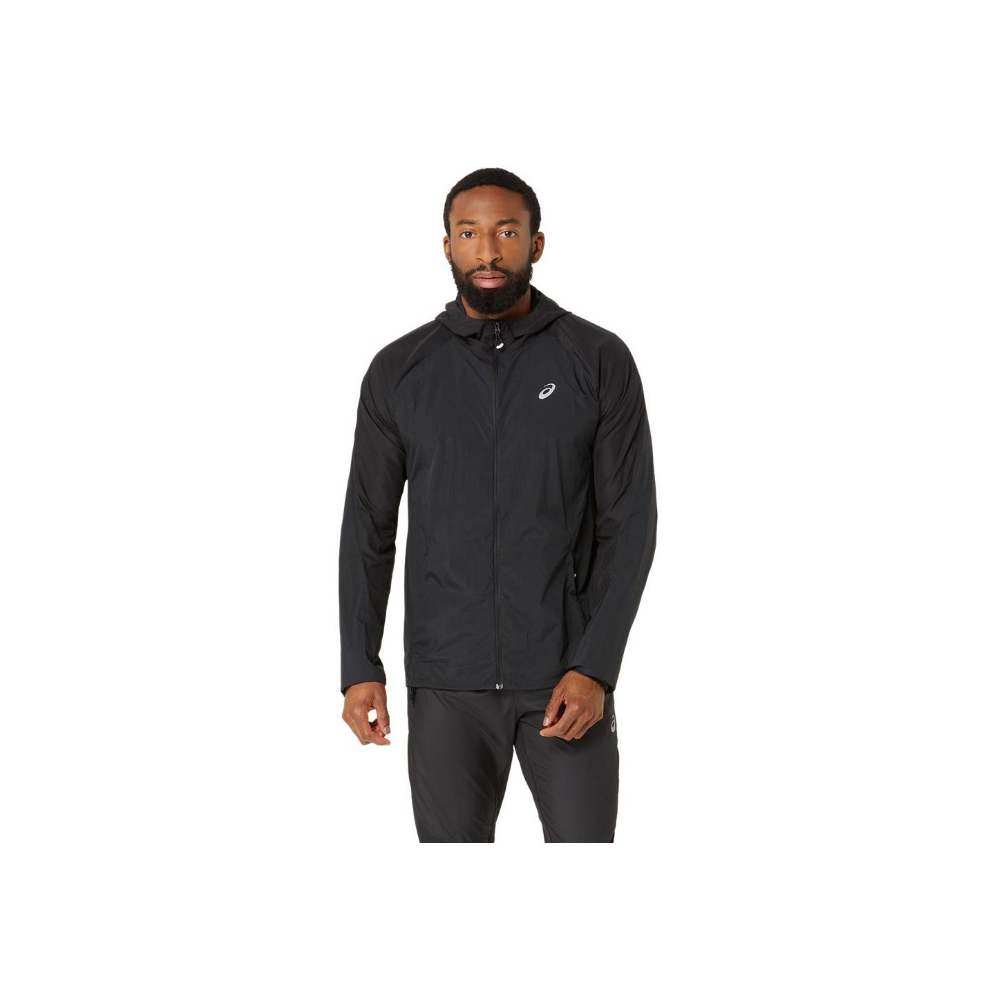 Asics Giacca Running Road Packable Performance Nero Uomo L