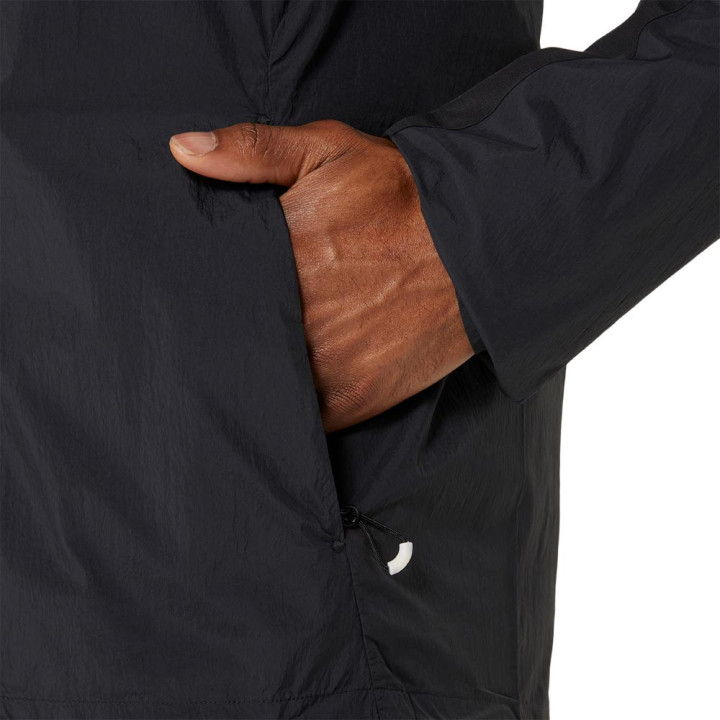 Asics Giacca Running Road Packable Performance Nero Uomo