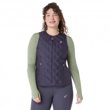 Asics Gilet Runningnagino Run Indigo Fog Donna